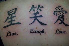 Getting a symbol as a tattoo takes a great deal of consideration. Love And Hate Tattoo In Chinese Novocom Top