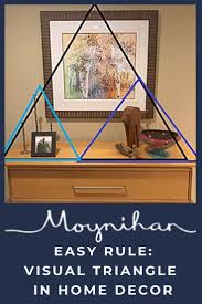 Visual Triangles A Quick And Easy Home Decorating Tip For A Balanced Room To Relax You Decor Home Decor Triangle Decor