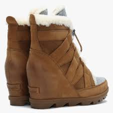 Also set sale alerts and shop exclusive offers only on shopstyle. Sorel Joan Of Arctic Camel Brown Suede Wedge Ii Cozy Boots
