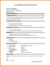 Check actionable resume formatting tips and resume formats examples & templates. Curriculum Vitae Format For Job In India Original 2021