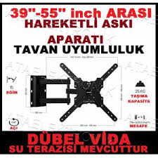 Maksimum ekran boyutu (inç) sadece televizyon için de değil, monitör, projeksiyon cihazı gibi farklı elektronik aletler de böylece askı aparatı ile birlikte duvardaki güvenli yerine erişebiliyor. 49 Inch Tv Aski Aparati Gittigidiyor