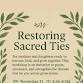 Restoring Sacred Ties event image