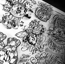 Maybe you would like to learn more about one of these? Pin By Kristina Blesk On Money Money Tattoo Gangsta Tattoos Half Sleeve Tattoos Drawings
