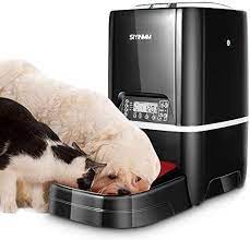 Siyinmm Automatic Cat Feeder Timed Auto Pet Feeder Food Dispenser For Cats And Dogs 6 5l Timer Progr Pet Feeder Automatic Cat Feeder Automatic Cat