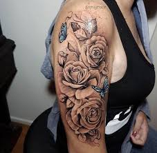 Black And White Half Sleeve Tattoo Women Nice Half Sleeve Tattoos Halfsleevetattoos Shoulder Tattoos For Women Tattoos Half Sleeve Tattoo