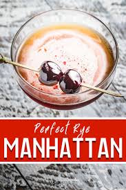 How To Make A Perfect Manhattan With Amarena Cherries Sip And Feast In 2020 Manhattan Cocktail Easy Drink Recipes Delicious Cocktails