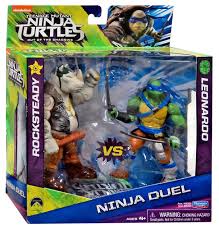 | worst ninja turtles movie in the tmnt franchise. Teenage Mutant Ninja Turtles Out Of The Shadows Rocksteady Vs Leonardo 5 Action Figure 2 Pack Ninja Duel Playmates Toywiz