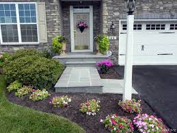 Explore unique hardscape path designs for your front and backyard. Purple Hues And Me Updating Front Entrance With Flagstone