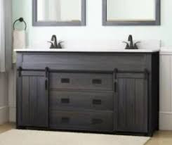 So this bathroom vanity was not installed before but was damaged in transport coming to us, there's a decent sized hole in the left side of the vanity base, in which it would not be seen. Style Selections Morriston Distressed Java Double Sink Vanity 60 In With White Engineered Stone Top Helping Customers Buy Or Sell With Satisfaction Product Overload Tons Of Contractor Supplies Bathroom Vanity Sets Sinks