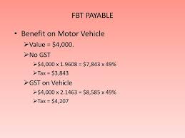The current bik rate on motor vehicles can be up to 30%. Fringe Benefits Tax Fbtaa Fringe Benefits Assessment Act Ppt Download