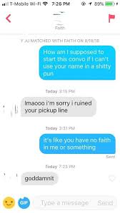 Best Tinder Pick Up Lines Inspired By Match S Name