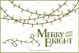 Pastel Christmas Lights Vector Christmas Lights Christmas Packaging Sweet Christmas