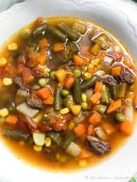 Iris S Homemade Vegetable Beef Soup Recipe Homemade Vegetable Beef Soup Vegetable Beef Soup Beef Soup