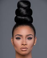 High Bun Hair Ponytail Styles Ponytail Styles Natural Hair Styles