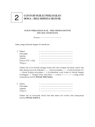 Contoh surat perjanjian sewa ruko dan kios. Contoh Surat Surat Perjanjian Sewa Kereta Cute766