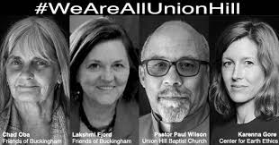 Letter of Support for Justice for Union Hill, with support from Karenna  Gore and others, updated 12-27-18