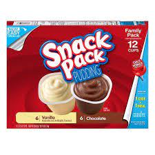 Snack Pack Chocolate Vanilla Pudding Cups Made With Real Milk 3 25 Oz 12 Pack Walmart Com Snacks Snack Pack Pudding Chocolate Pudding Cups