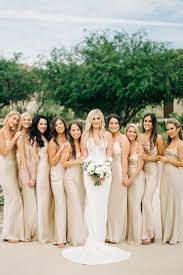 A Cabo Wedding Complete With A Veuve Clicquot Champagne Truck And Surprise Firework Show Champagne Bridesmaid Dresses Neutral Bridesmaid Dresses Wedding Bridesmaid Dresses