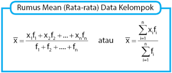 Maybe you would like to learn more about one of these? Rumus Mean Data Tunggal Data Kelompok Dan Contoh Soal Lengkap