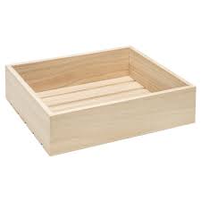 Combine Form And Function With This 10 X 12 Inch Unfinished Wood Crate Paint It To Complement The Colors Of Your Hom Wood Crates Unfinished Wood Crates Crates