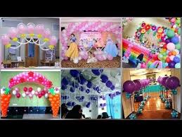Balloon Simple Decoration For Birthday Party At Home Balloon Decoration Ideas For Home Party Decoration Ideas With Balloons Youtube Balloon Decorations Balloon Decorations Party 1st Birthday Balloons