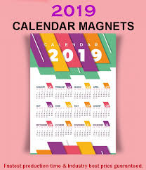 As The New Year Rolls Around We Bring You An Exclusive Collection Of 2019 Calendar Magnets That Are Sure To Bring Yo With Images Magnetic Calendar Calendar Custom Magnets