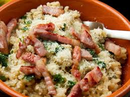 Risotto A La Carbonara Recette Recettes De Cuisine Recette Recette Risotto