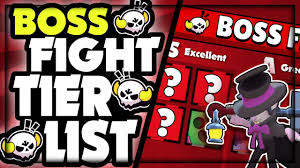 The metal scrap zone has a split map with stone walls on the upper half and wooden barrels & fences in the lower half. Brawl Stars Boss Fight Tier List Best Worst Brawlers In Boss Fight Youtube