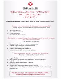 Un reprezentant regina maria te va contacta in maximum 24 de ore, pentru a stabili detaliile vizitei tale medicale. Operator Call Center Patient Care Regina Maria