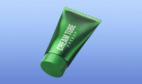 Free Floating Cosmetic Cream Paste Tube Mockup Package Mockups