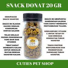 Biskuit ini tidak hanya memberikan protein tambahan tapi juga membantu mengasah giginya. Snack Donat Mini Snack Hamster Makanan Hamster Cemilan Food Hammy Shopee Indonesia