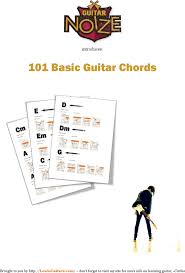 6 Sample Complete Guitar Chord Charts Free Download