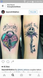 Couples Tattoo Matching Couple Tattoos Couple Tattoos Disney Couple Tattoos