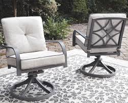 Donnalee Bay Swivel Lounge Chair Set Of 2 Dark Gray In 2020 Outdoor Swivel Chair Patio Chairs Outdoor Chairs