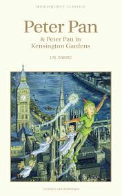 The Magical Peter Pan Comes To The Night Nursery Of The Darling Children Wendy John And Michael He Teaches Them T Peter Pan Kensington Gardens Night Nursery