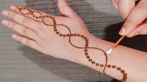 Easy Mehndi Design Back Hand New Cotton Bud Mehndi Design Trick Navr Mehandhi Designs Simple Mehndi Designs Mehndi Designs