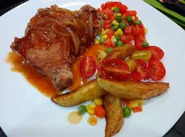 Sos lada hitam secukupnya ( ikut citarasa atau letak sehingga sos berwarna hitam.) 2 sudu makan cream of chicken soup mix ( kiub ayam ) 1. Daddy Is The Chef Hainanese Chicken Chop