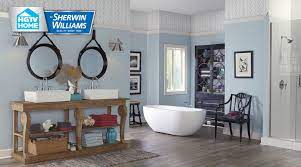 Blue colors are known to have calming effects when lighter versions are used so it is perfect for a space where you want to retreat and relax. Softer Side Paint Color Collection Hgtv Home By Sherwin Williams