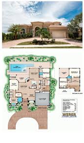 Mediterranean House Plan 2 Story Modern Beach Home Floor Plan Two Story House Plans Beach House Plans Mediterranean House Plan