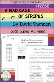 A Bad Case Of Stripes By David Shannon Book Based Activities In 2020 Bad Case Of Stripes Kids Book Club Early Elementary Resources