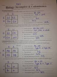 Some simple punnett square practice problems involving complete dominance. C O D O M I N A N C E P R O B L E M S W O R K S H E E T W I T H A N S W E R S Zonealarm Results