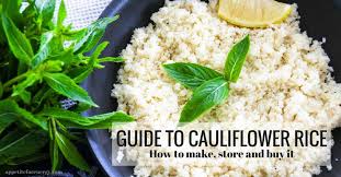 Cauliflower rice or riced cauliflower has been replacing tradtional rice in a lot of recipes over the last few years. Cauliflower Rice Guide How To Make Store Buy Eat Appetite For Energy