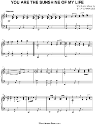 Download pdf files for free or favorite them to save to your musopen profile for later. You Are The Sunshine Of My Life Sheet Music Stevie Wonder Sheetmusic Free Com