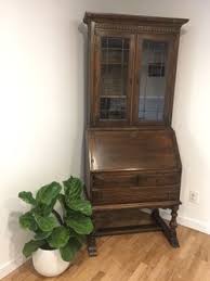 This secretary desk with hutch is the ideal modern addition to any room of the house. Antique Secretary Desk Hutch For Sale In Spokane Wa Offerup