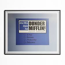 Dunder Mifflin Scranton Branch Org Chart Dwight K Schrute
