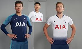 Tottenham Reveal Their New Home And Away Kits For The 2018 19 Season Daily Mail Online