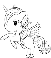 We have made a large collection of high quality unicorn coloring pages for printing. Cute Unicorn Coloring Page Dieren Kleurplaten Eenhoorn Tekenen Kleurplaten Voor Volwassenen
