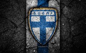 Download Wallpapers Finnish Football Team 4k Emblem Uefa Europe Football Asphalt Texture Soccer Finland European National Football Teams Finland Natio National Football Teams National Football Football Team