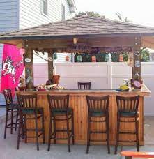Browse Through The Photos Our Ebook Customers Sent Us Using Our How To Build Your Own Tiki Bar Guide To Build Diy Outdoor Bar Backyard Bar Tiki Bars Backyard