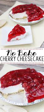 No Bake Cherry Cheesecake Video Post Mostly Homemade Mom Recipe No Bake Cherry Cheesecake Easy Cheesecake Recipes Cherry Cheesecake Recipe